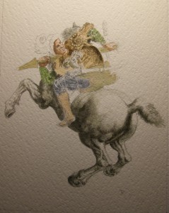 Watercolor Battle of Anghiari Leonardo Watercolor Battle of Anghiari Leonardo